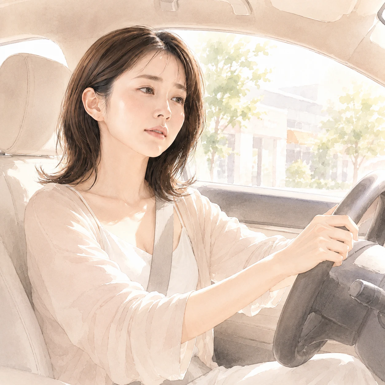 車の運転中